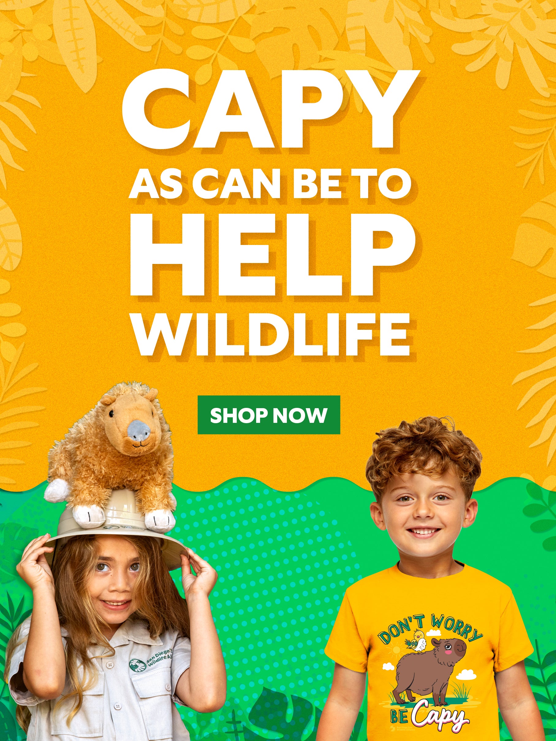 Support Wildlife Conservation with our Capybara Merchandise Collection