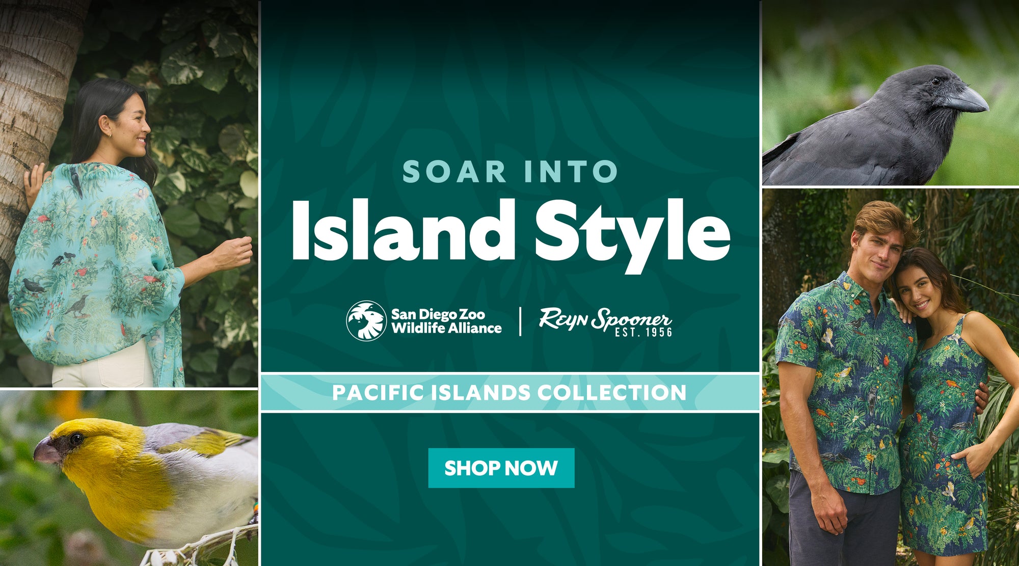 San Diego Zoo Reyn Spooner Pacific Islands Collection