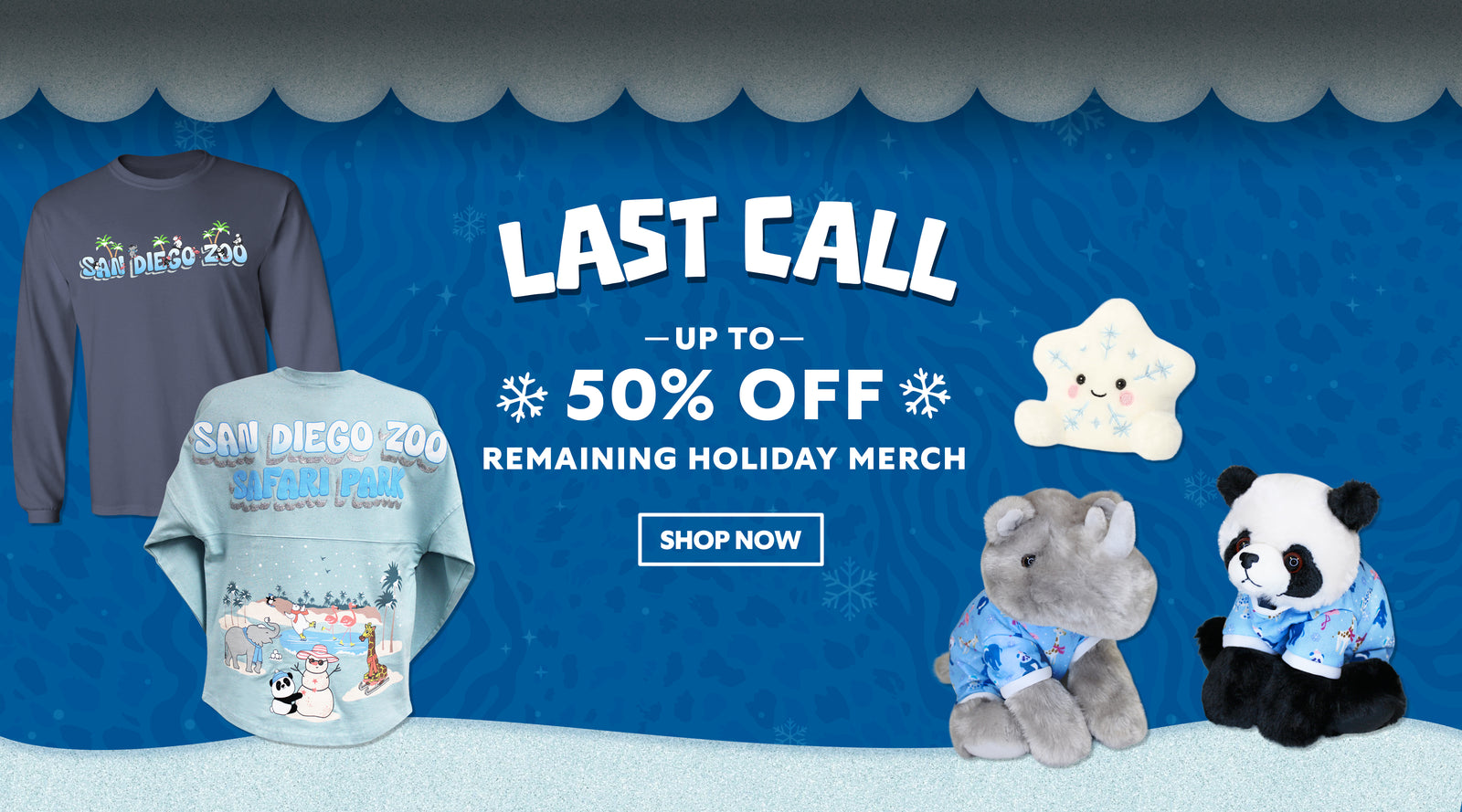 Last Call for Up to 50% Off Remaining Holiday Merch