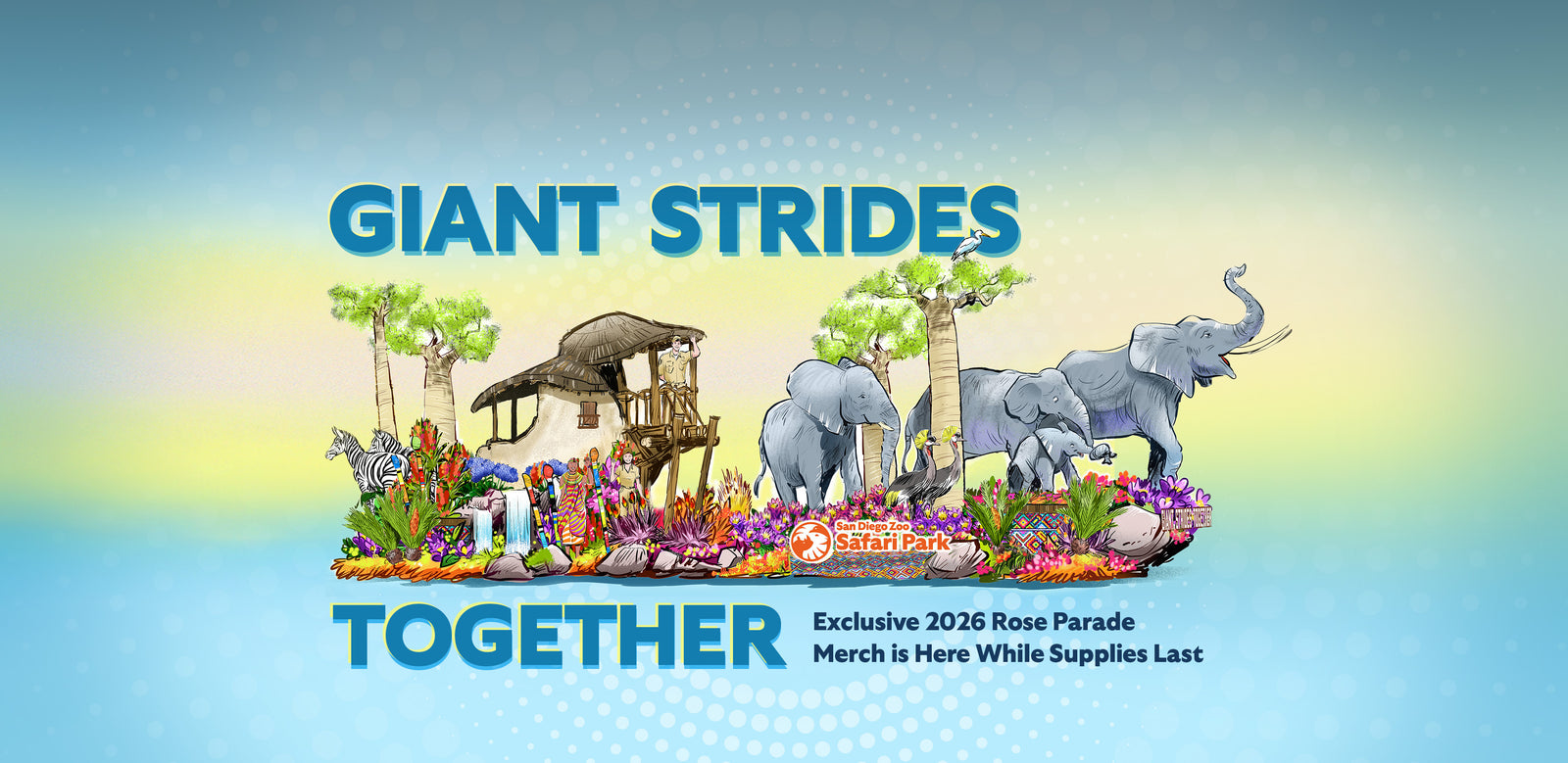 Giant Strides Together Exclusive 2026 Rose Parade-Inspired Merch