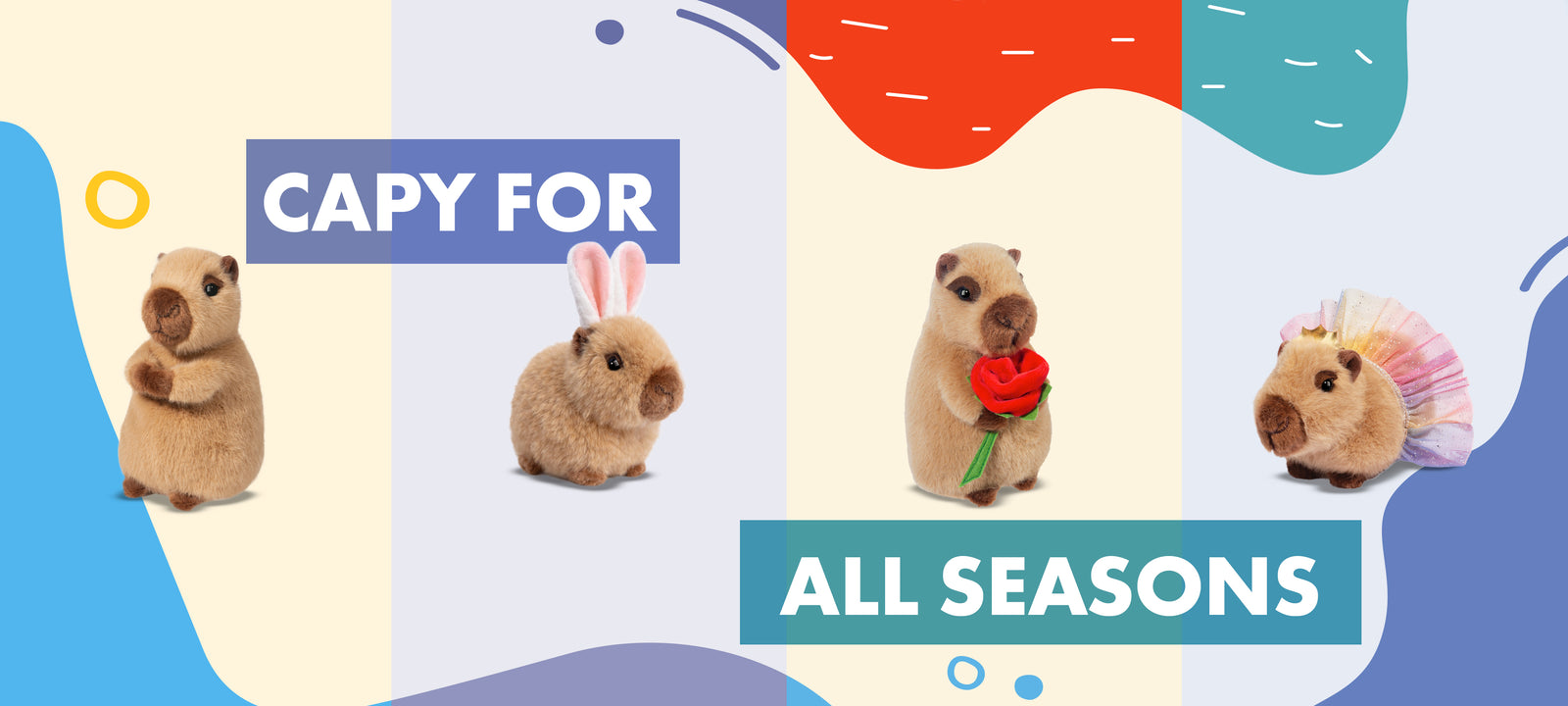 Capy for All Seasons Plushies