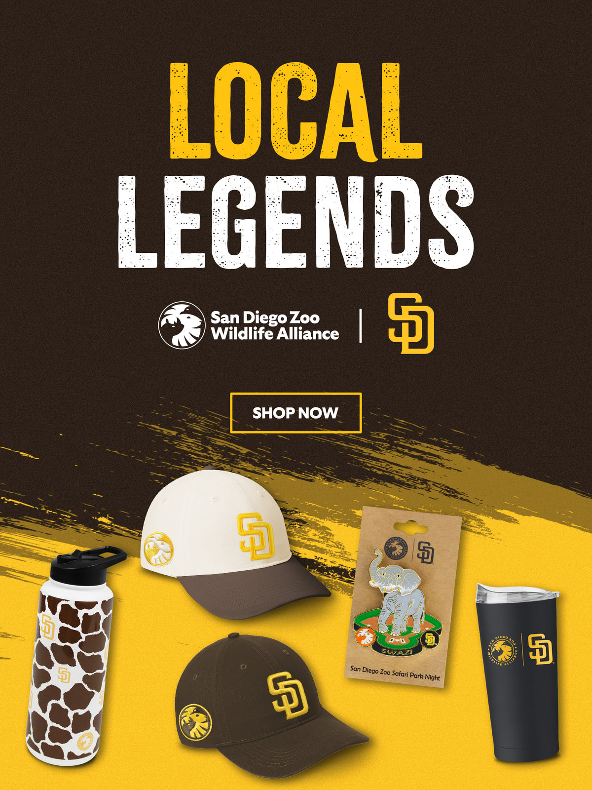 San Diego Zoo x San Diego Padres Merchandise Collection