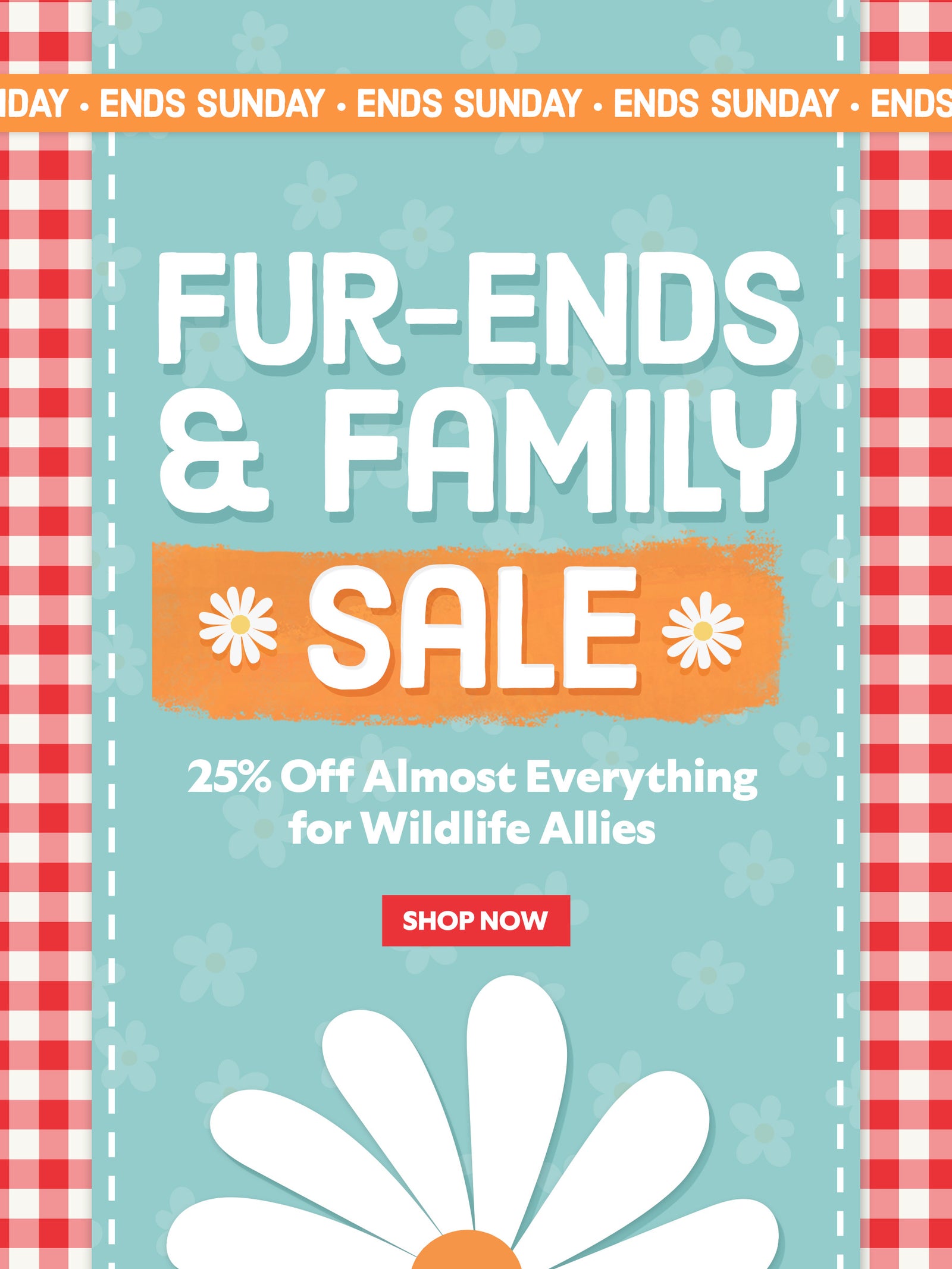 25% Off Almost Everything for Wildlife Allies
