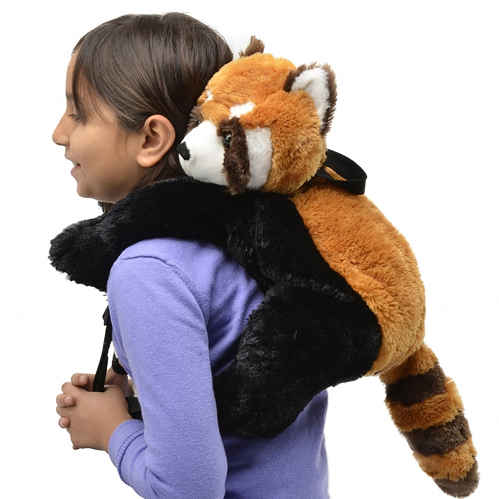 Red Panda Plush Backpack