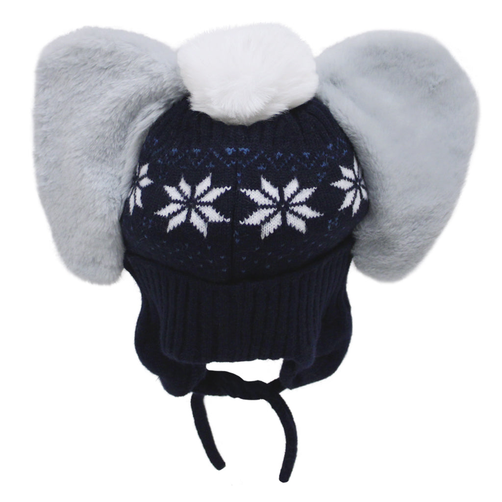 Snow Days Elephant Ears Knit Hat