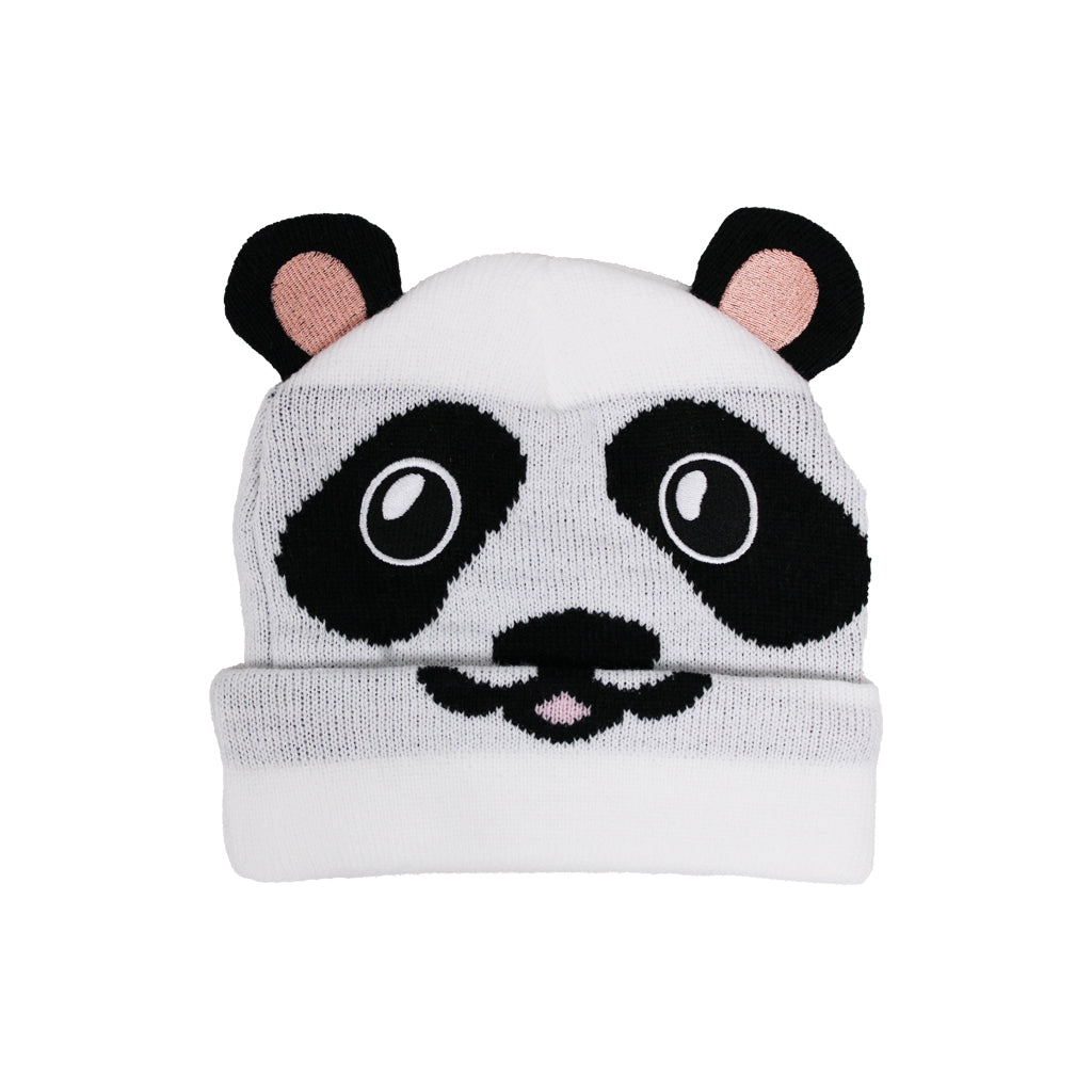 KIDS PANDA FACE KNIT BEANIE HAT SAN DIEGO ZOO