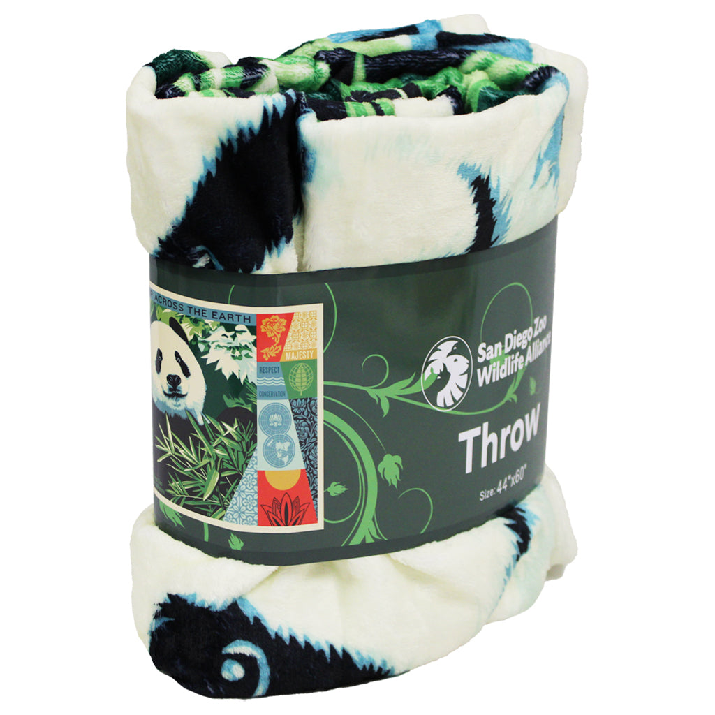 San Diego Zoo Shepard Fairey Giant Panda Throw - ShopZoo