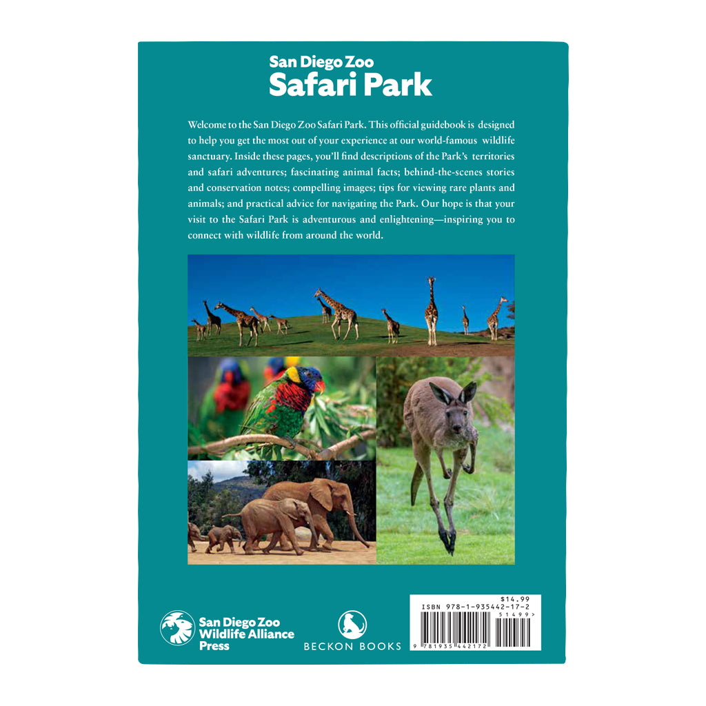 San Diego Zoo Safari Park Guidebook Back Cover