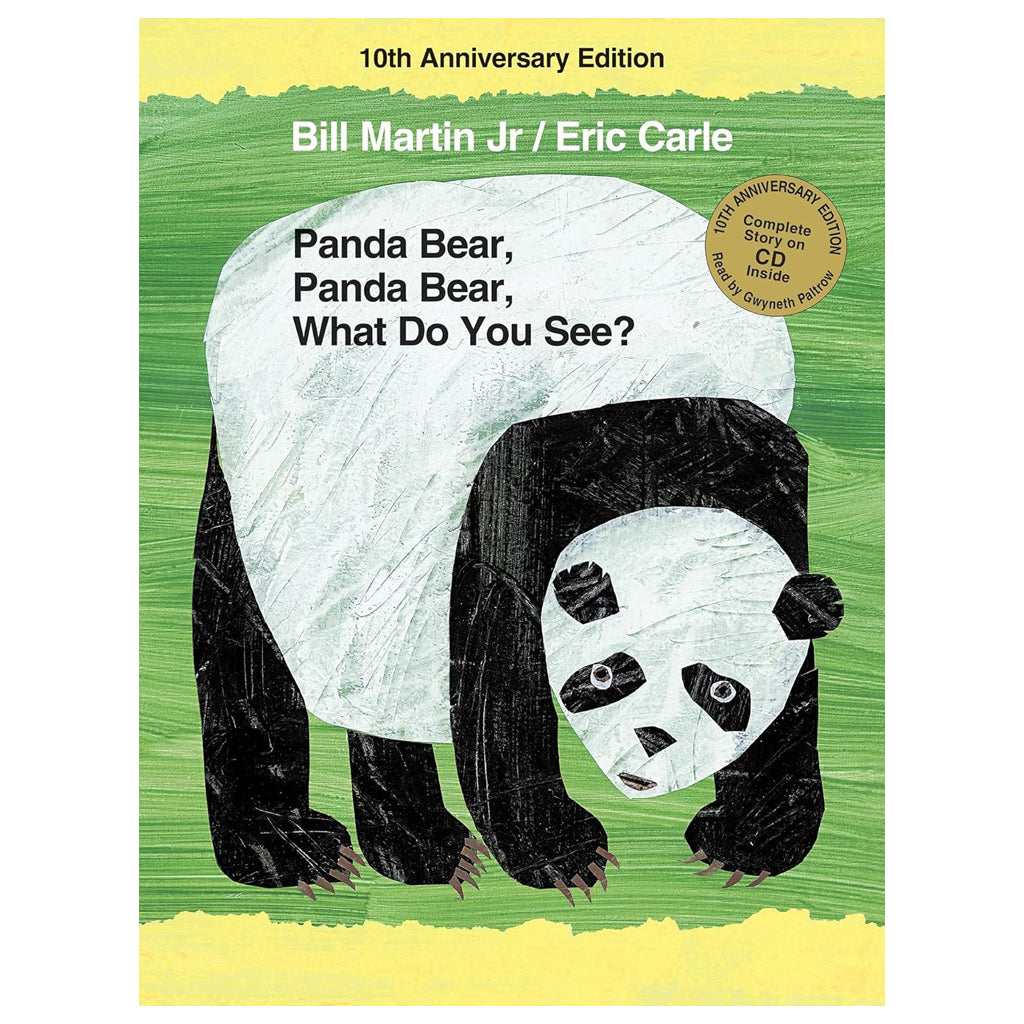 KIDS BOOK CHILDREN'S BOOK PANDA BEAR, PANDA BEAR WHAT DO YOU SEE ERIC CARLE CD