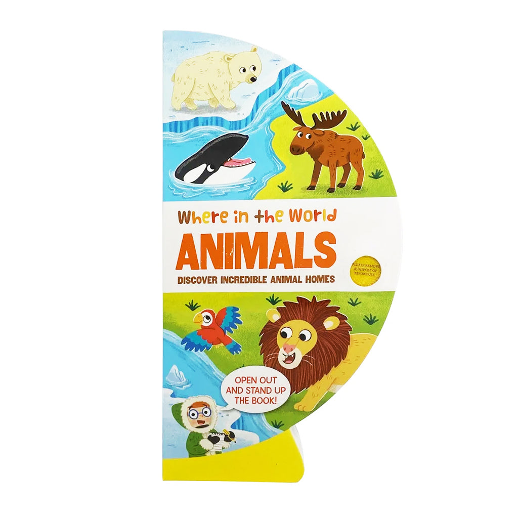 BOARD BOOK WHERE IN THE WORLD ANIMALS