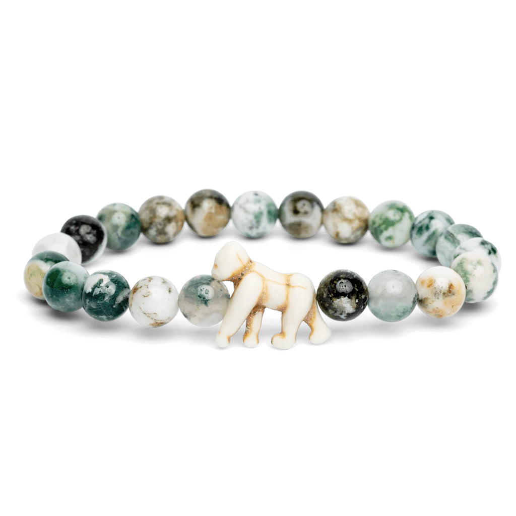 FAHLO GORILLA RAINFOREST GREEN TRACKING BRACELET