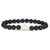 FAHLO KOALA TRACKING BRACELET BLACK LAVA