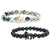 Gorilla Fahlo Tracking Bracelet Rainforest Green or Lava Stone