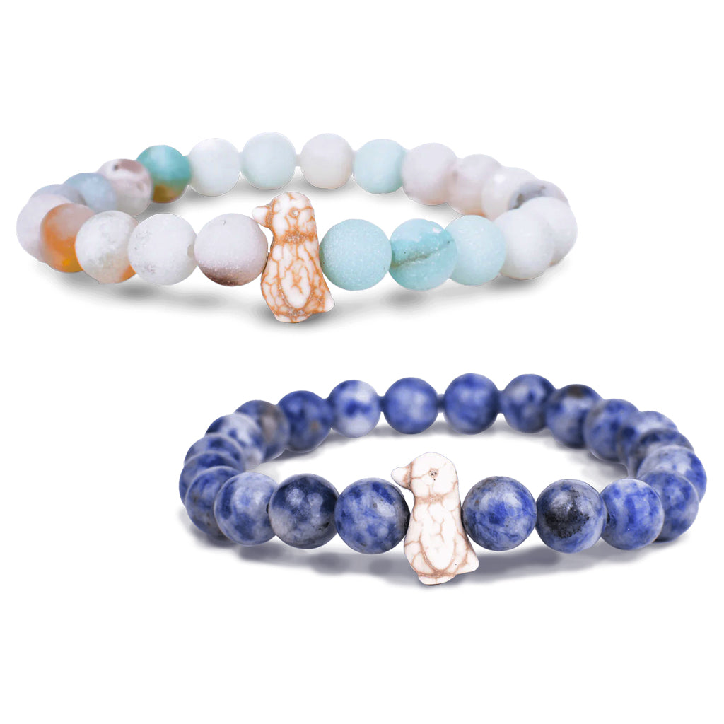 Penguin Tracking Bracelet Sky Stone or Igloo Blue Stone