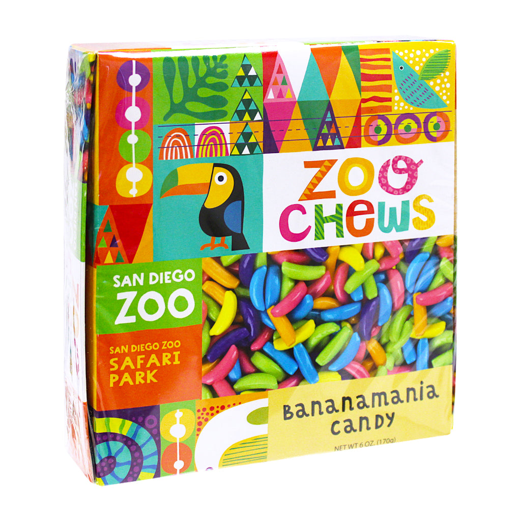 ZOOCHEWS BANANA SHAPED CANDY BOXED