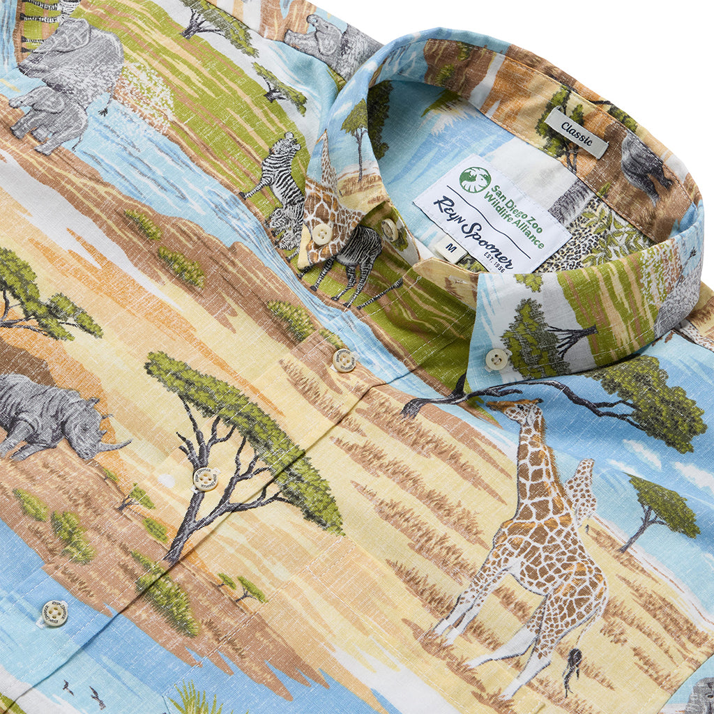 San Diego Zoo Reyn Spooner African Savanna Classic Shirt