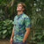 San Diego Zoo Reyn Spooner Pacific Islands Mens Classic Shirt - Blue