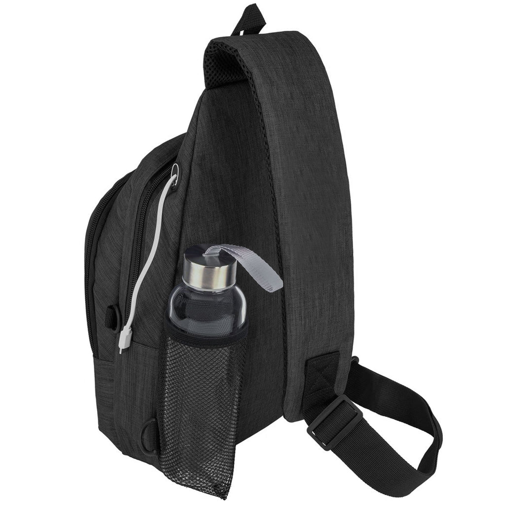 Etched Panda Crossbody Sling Bag