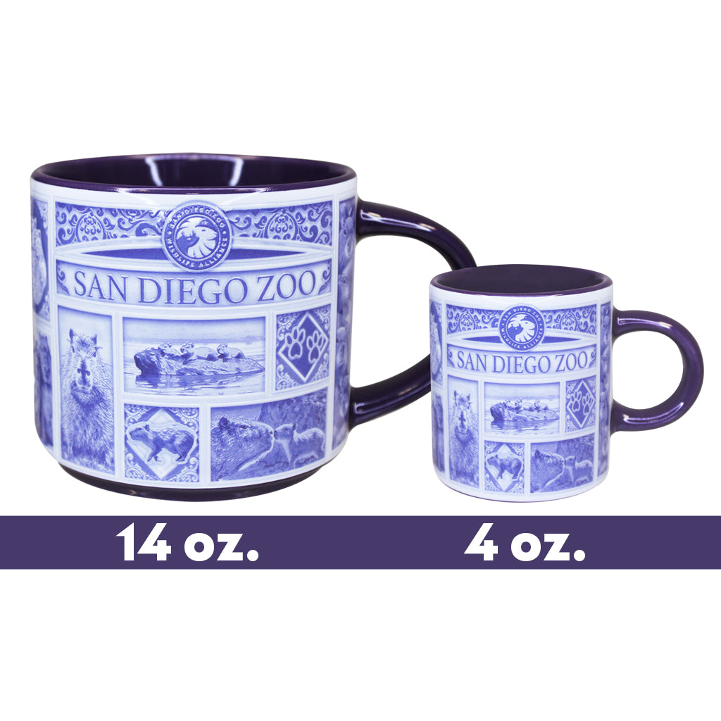 Delft-Style Capybara Mug