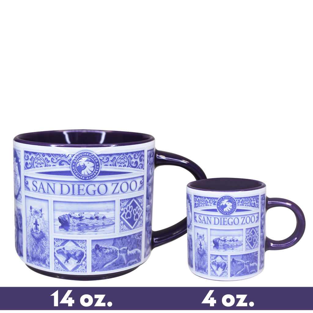 Delft-Style Capybara Espresso Cup