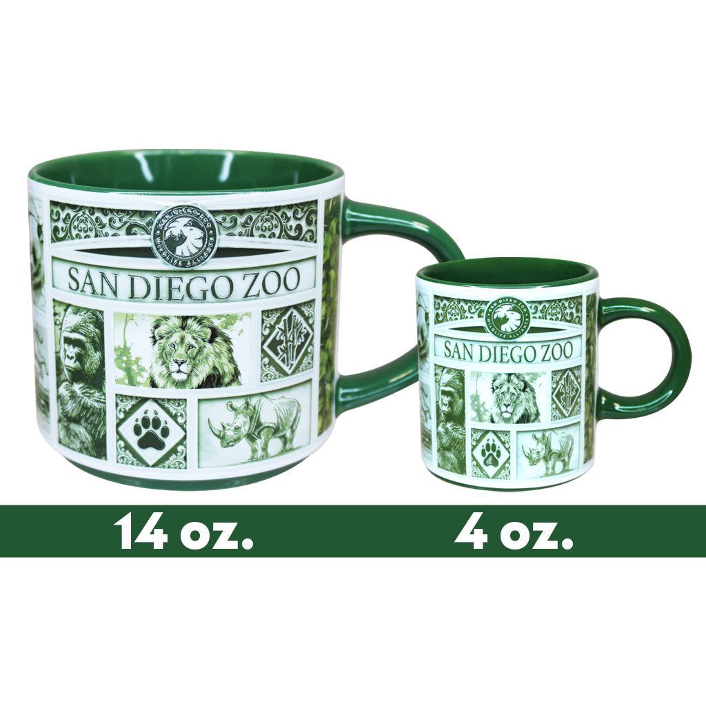 Delft-Style San Diego Zoo & Safari Park Espresso Cup