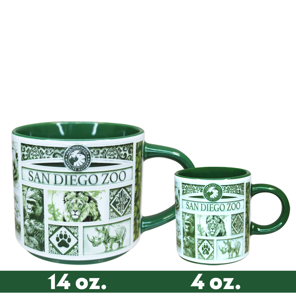 Delft-Style San Diego Zoo & Safari Park Espresso Cup