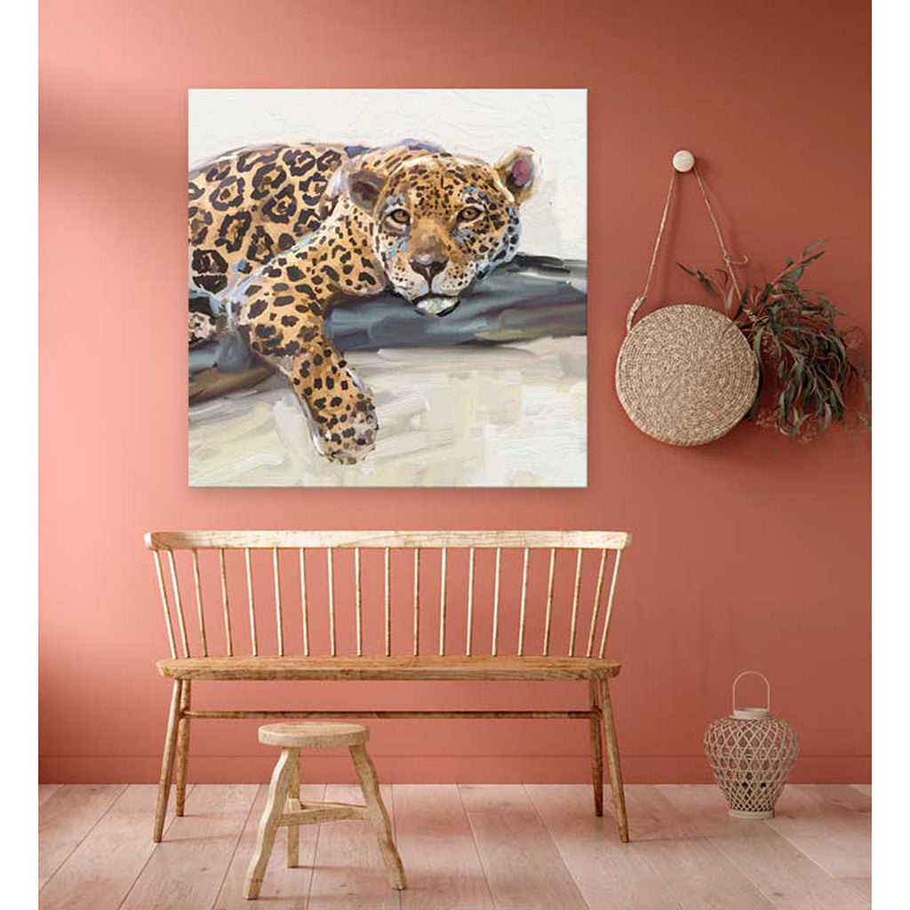 Resting Leopard Giclée Canvas Print DSP