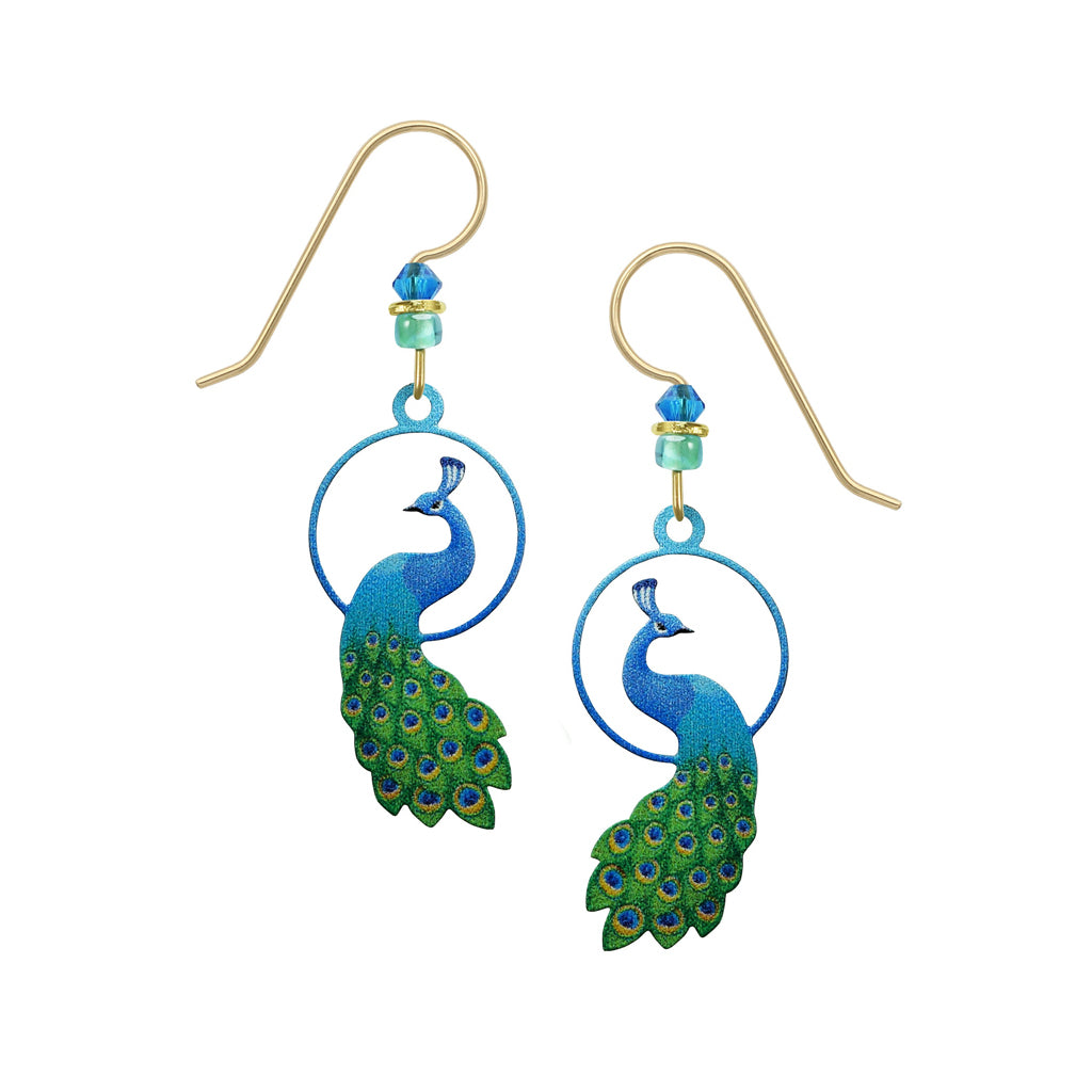 Peacock Earrings