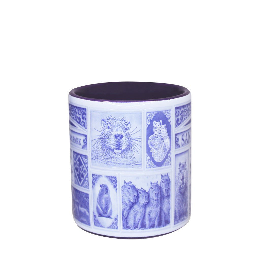 Delft-Style Capybara Espresso Cup