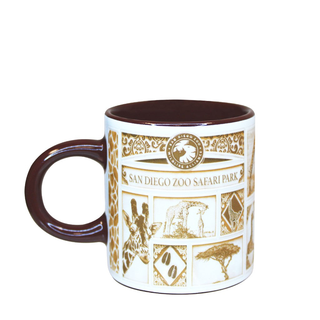 Delft-Style Giraffe Espresso Cup