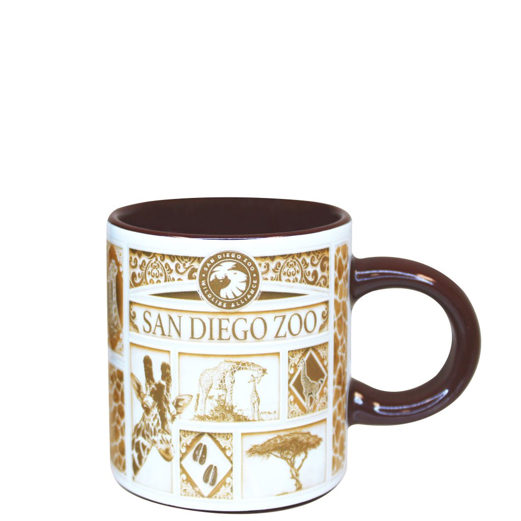 Delft-Style Giraffe Espresso Cup