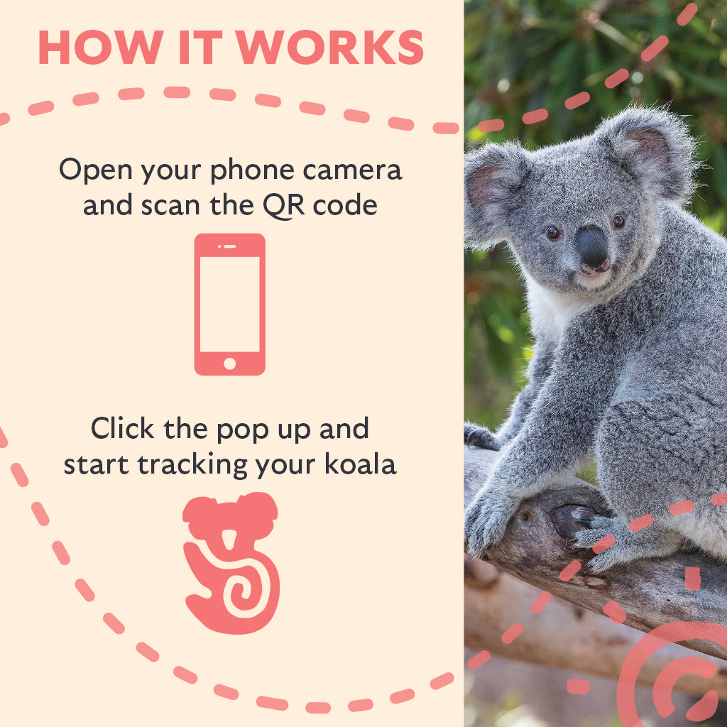 Koala SDZWA | Fahlo Tracking Bracelet - Wildflower Pink