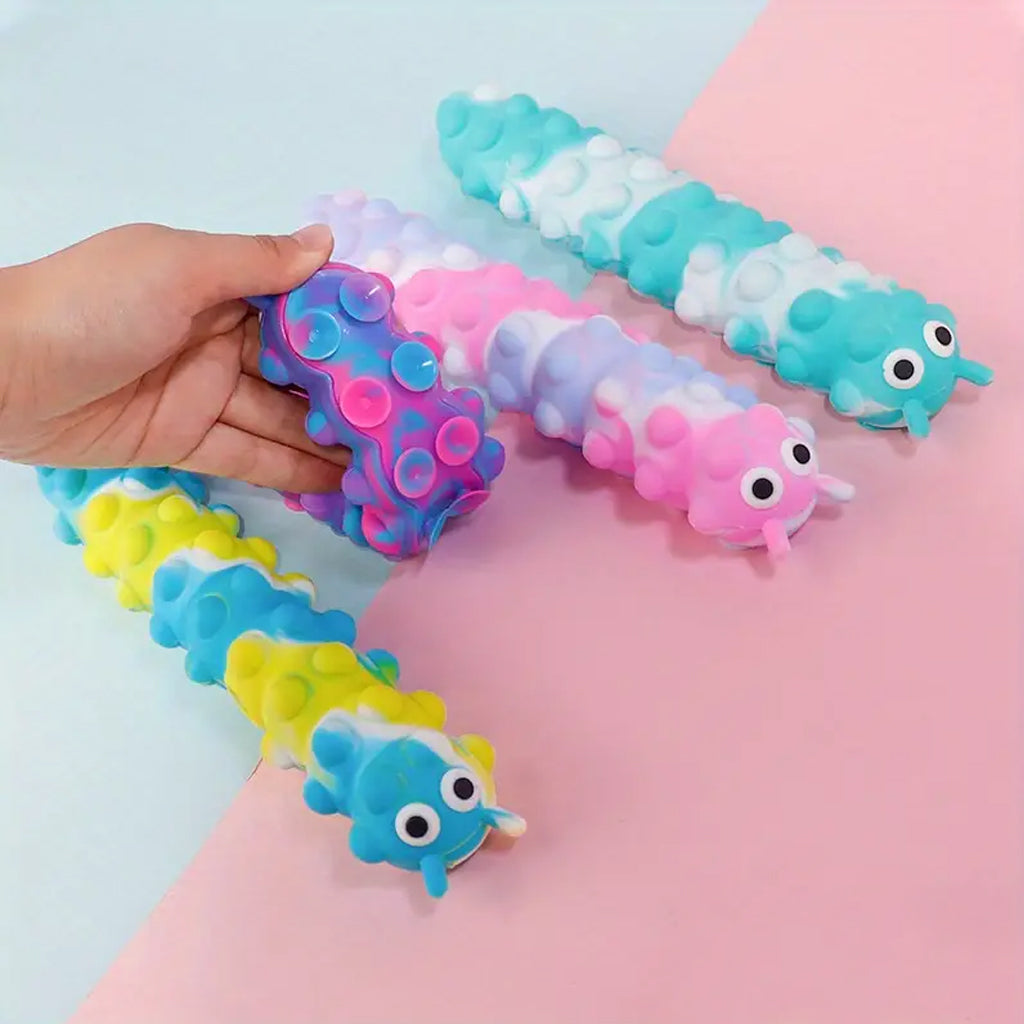 Push Pop Caterpillar Light-Up Fidget Toy - ShopZoo
