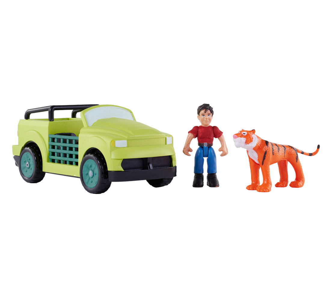 GREEN GUARDIANS JUNGLE GUIDE TIGER PLAYSET