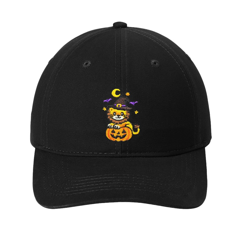 Witchy Lion Halloween Baseball Cap