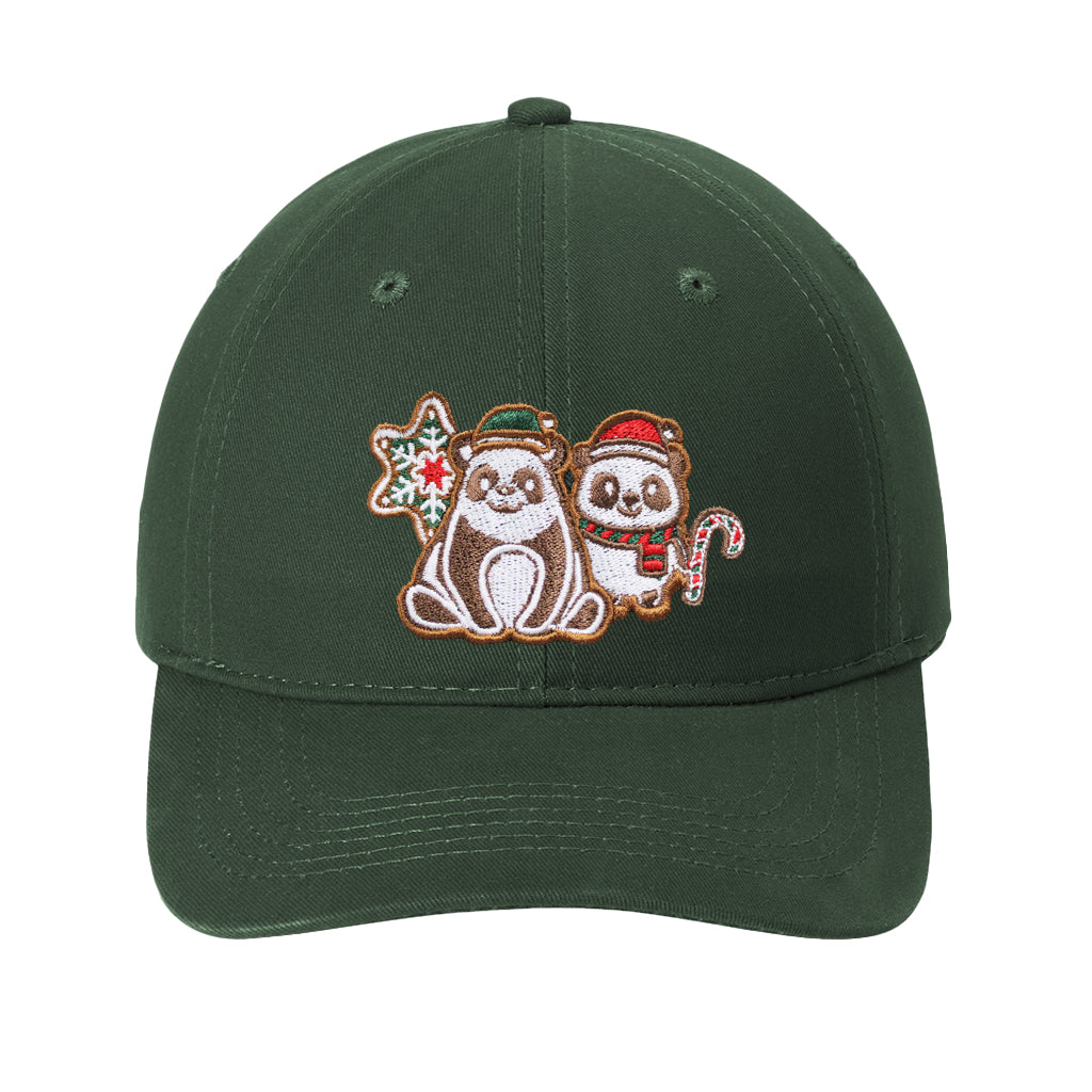 SAN DIEGO ZOO WILDLY SWEET EMBROIDERED FESTIVE PANDA DESIGN BASEBALL HAT CAP ADULT