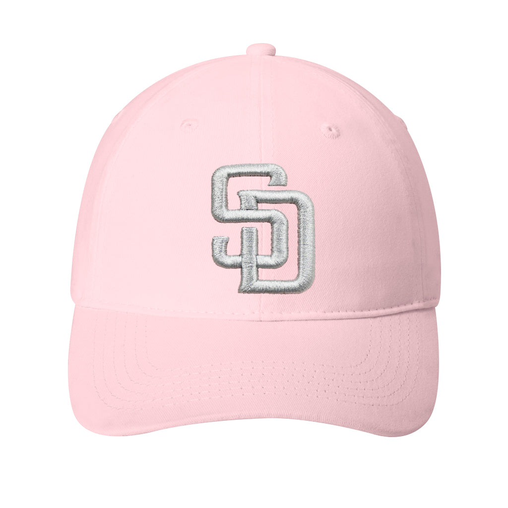 SDZWA x San Diego Padres 9TWENTY Baseball Cap - Pink & Silver