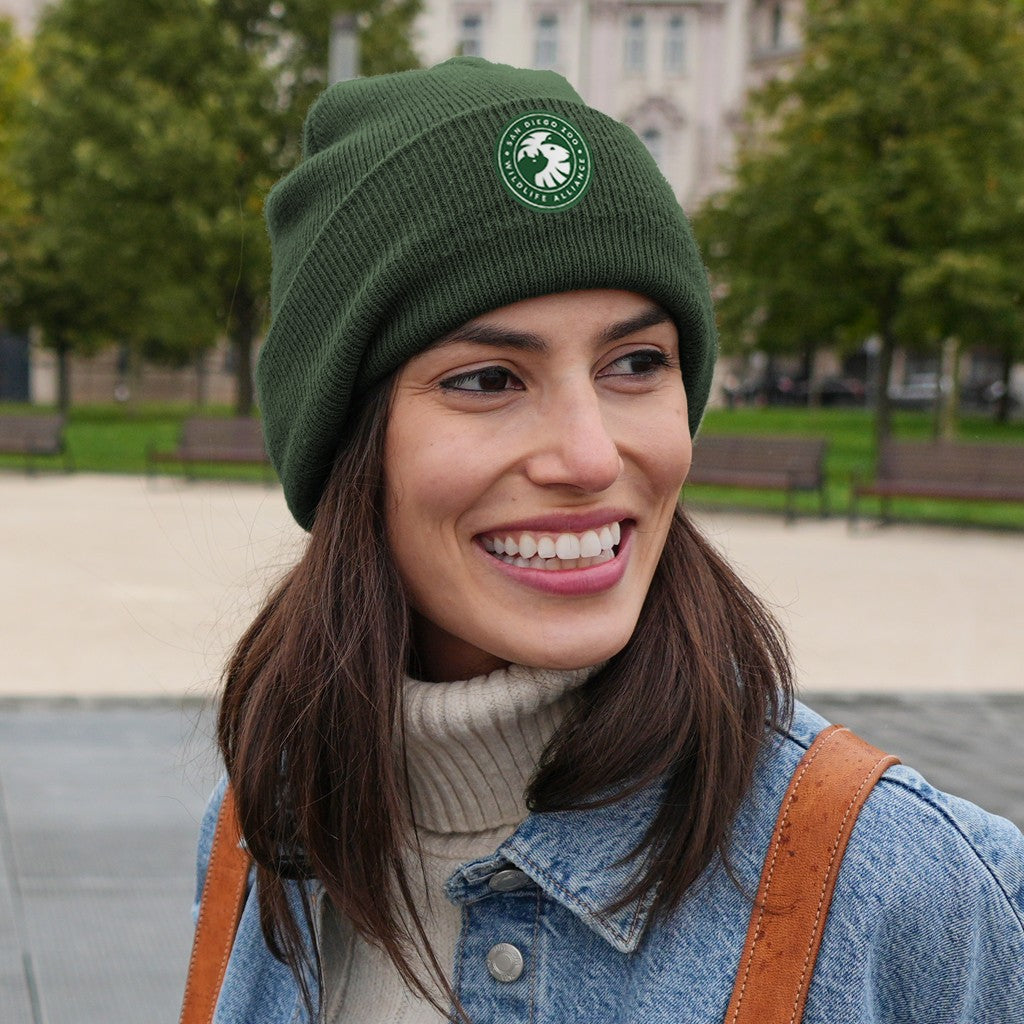 SDZWA Knit Beanie - Forest Green