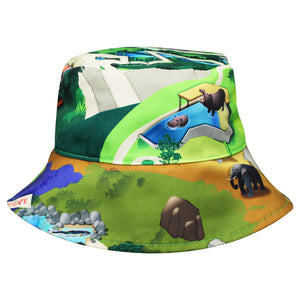 San Diego Zoo Map Bucket Hat