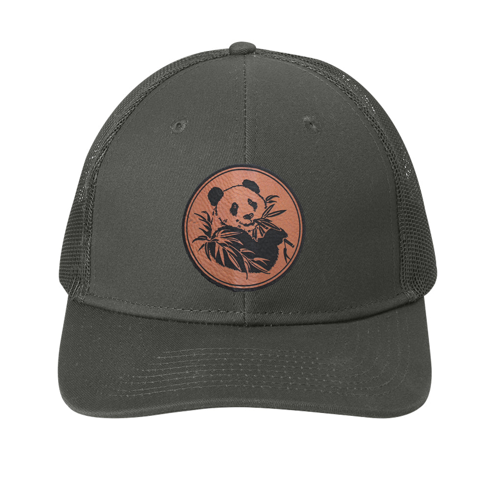ETCH GIANT PANDA CHARCOAL MESH TRUCKER HAT 