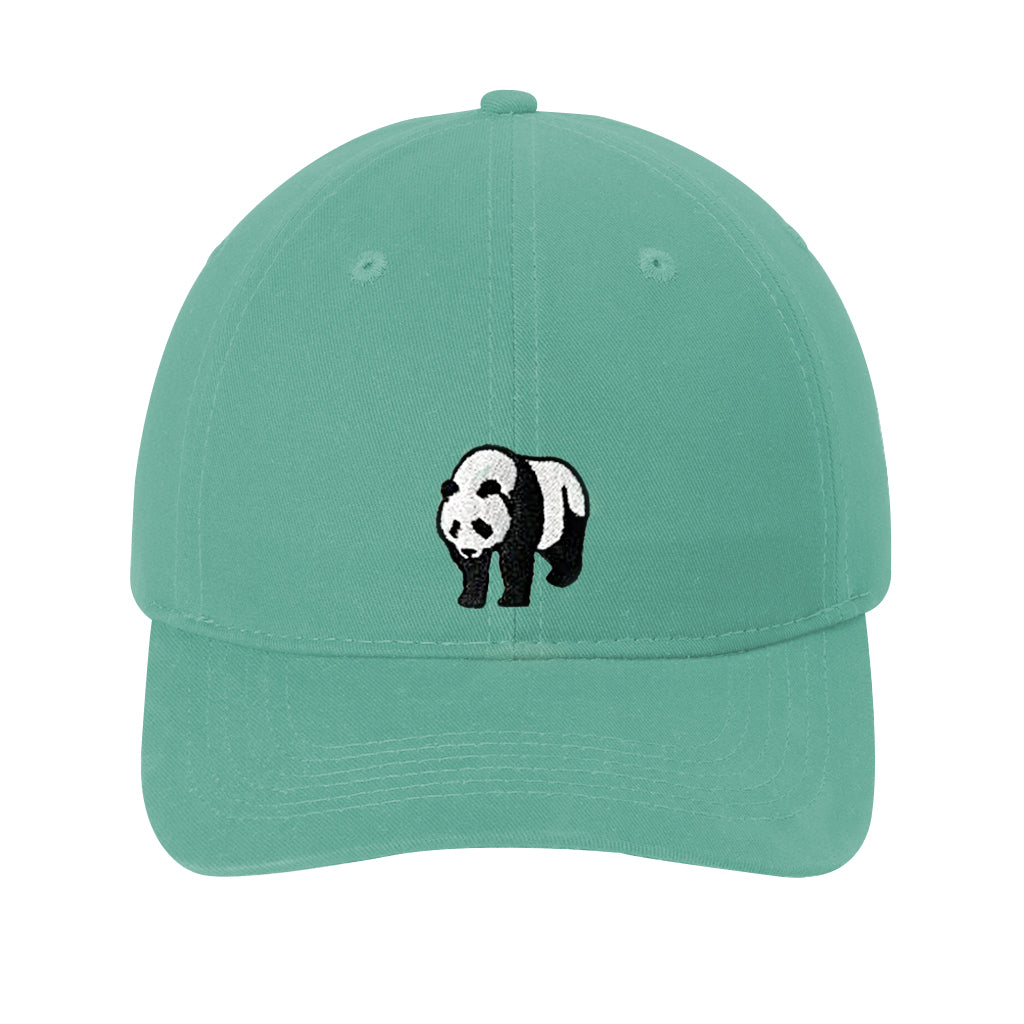PANDA ICON BASEBALL HAT CAP CYPRESS GREEN