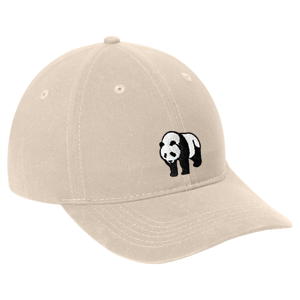 Panda Icon Baseball Cap - Sand