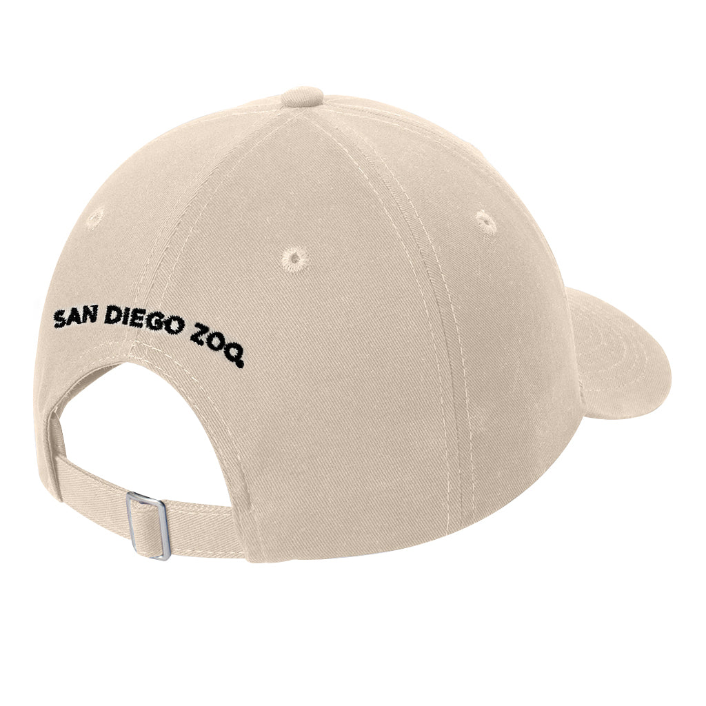 Panda Icon Baseball Cap - Sand