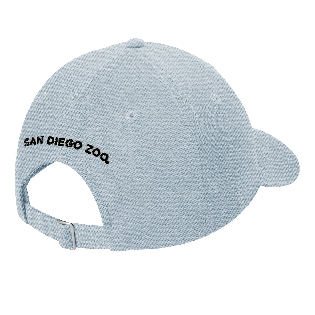 Red Panda Icon Denim Baseball Cap