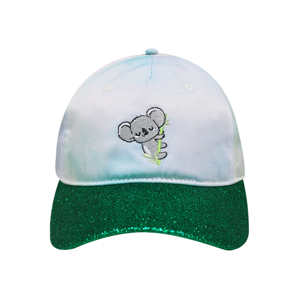 SAN DIEGO ZOO KIDS KOALA TIE-DYE AND GLITTER BASEBALL HAT CAP