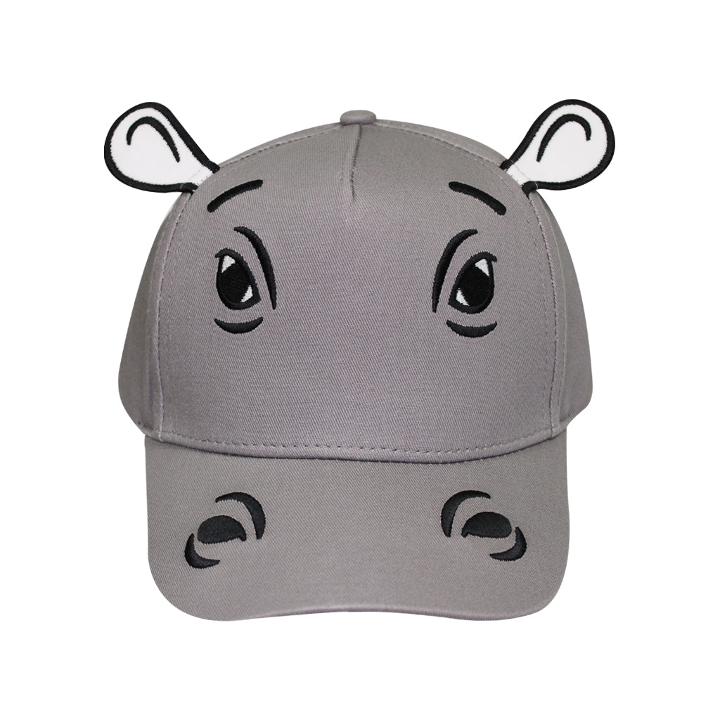 KIDS YOUTH HIPPO FACE BASEBALL CAP 