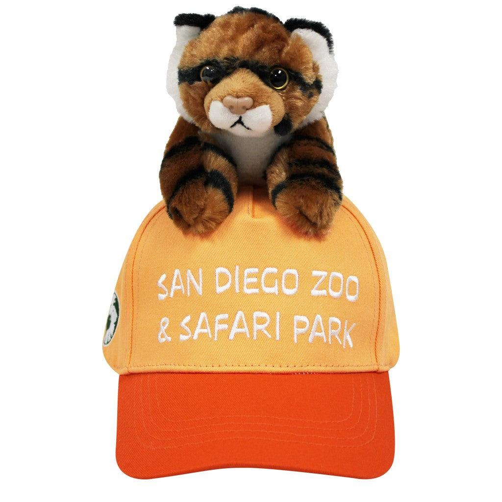 Tiger Plush Kids Baseball Cap