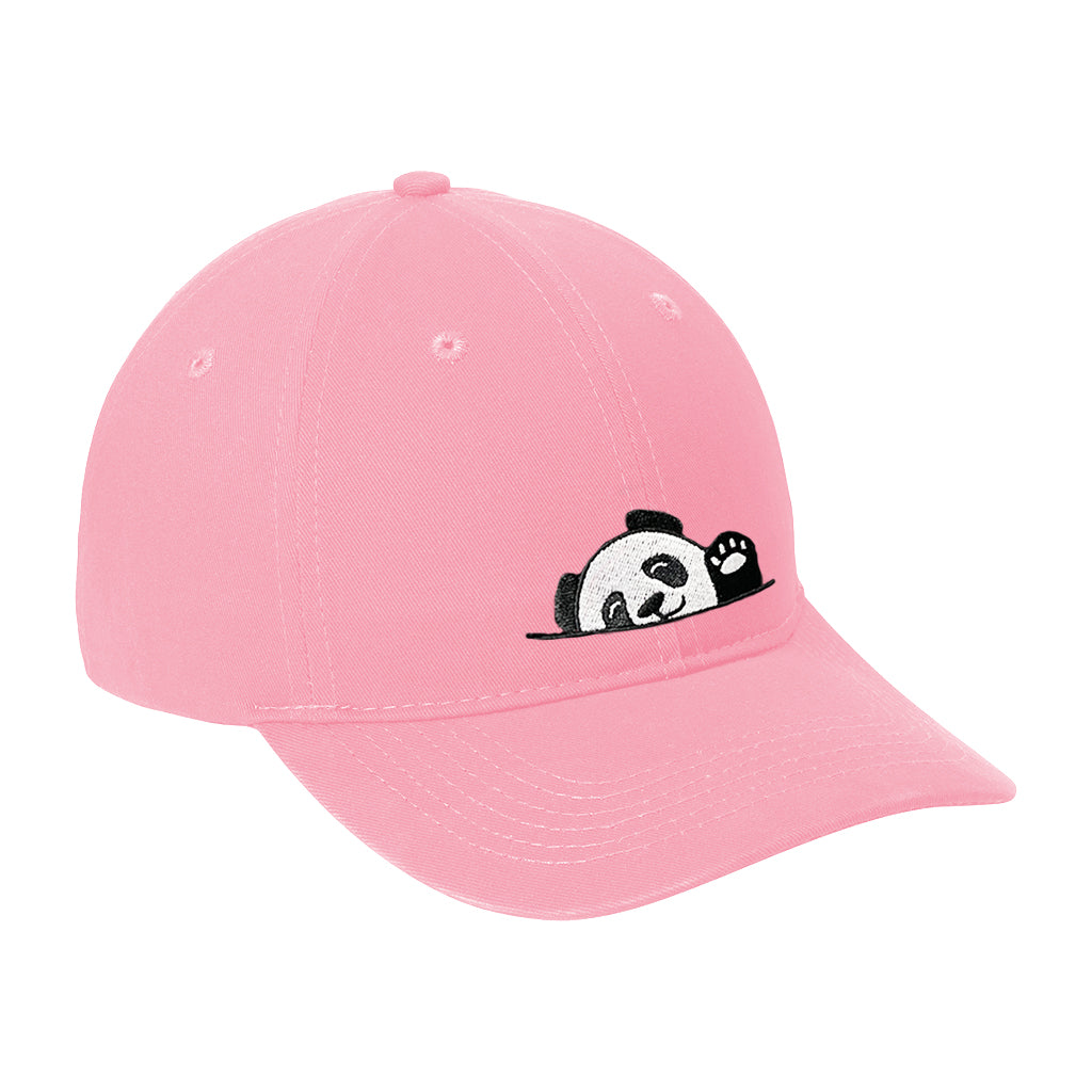 Panda Hi Kids Baseball Cap - Pink