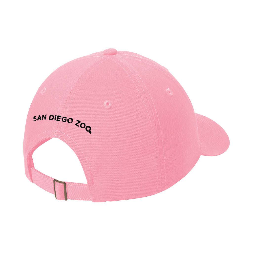 Panda Hi Kids Baseball Cap - Pink