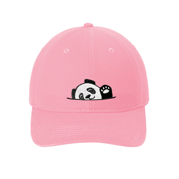 Panda Hi Kids Baseball Cap - Pink - ShopZoo